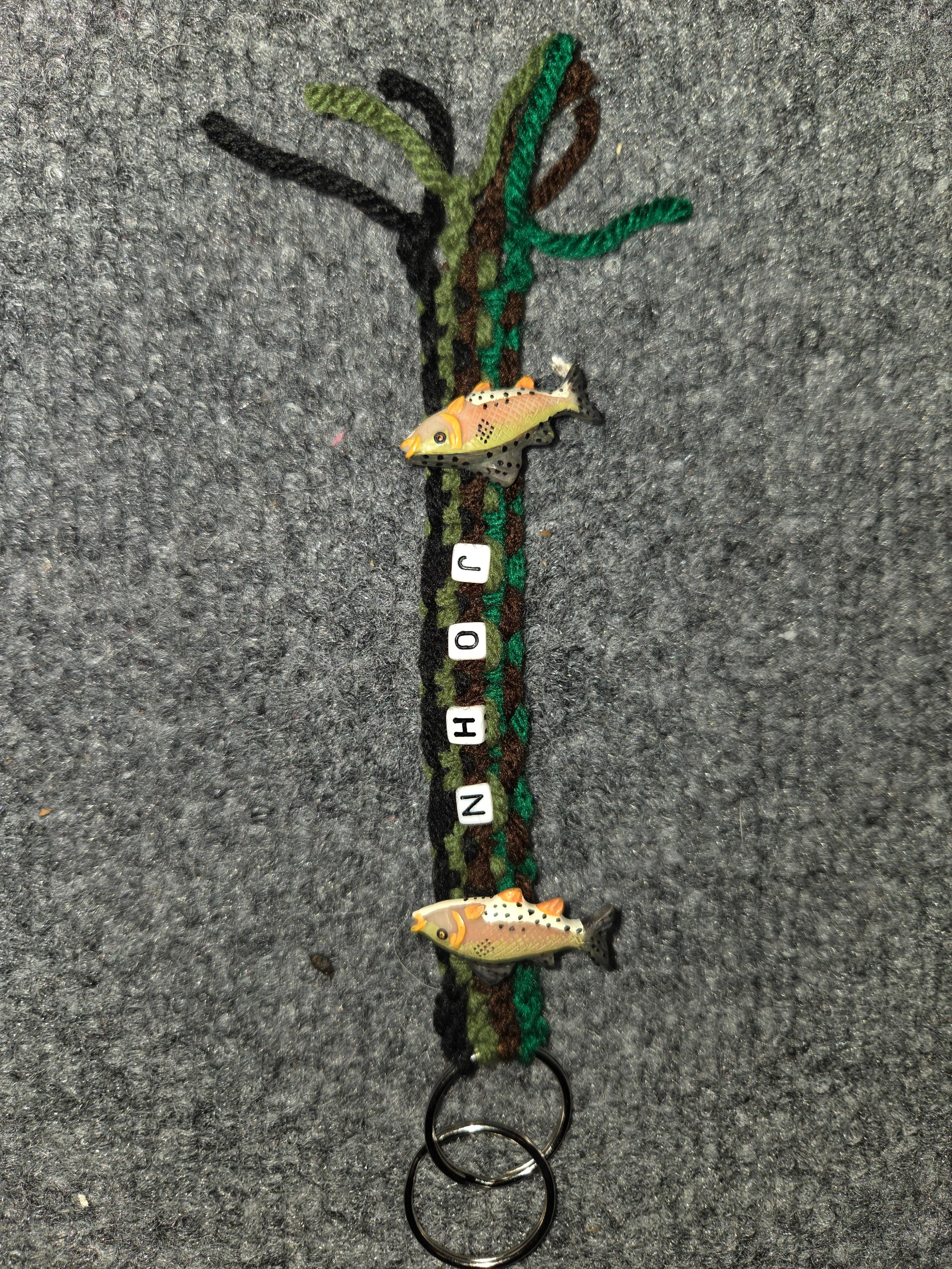 Basketball keychain mockup